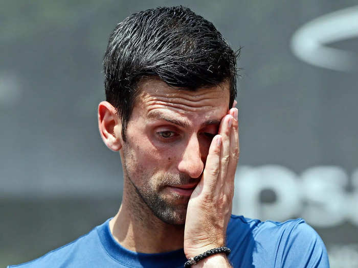 Novak Djokovic refuses a COVID-19 vaccine.