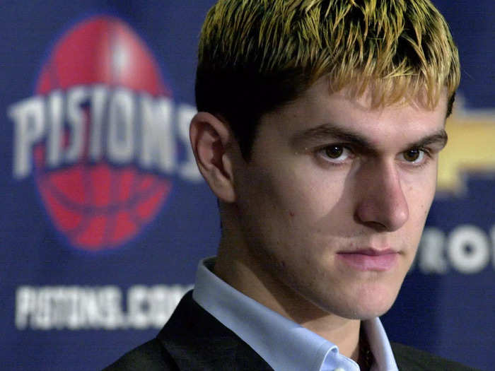 The Pistons draft Darko Milicic over three Hall of Famers.