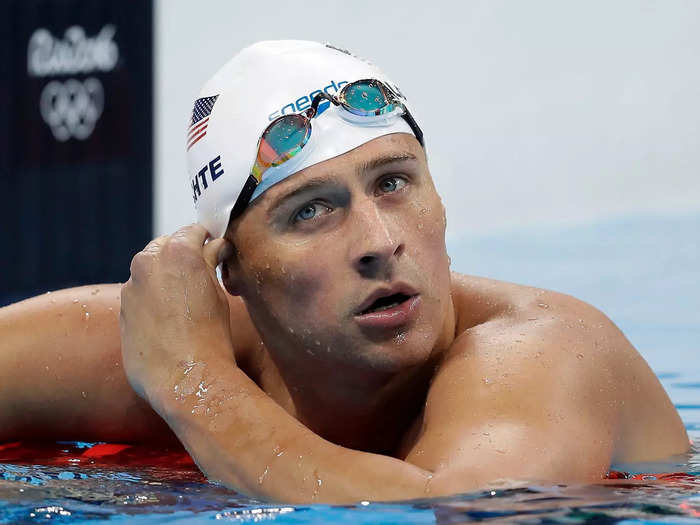 Ryan Lochte goes out for a night in Rio.