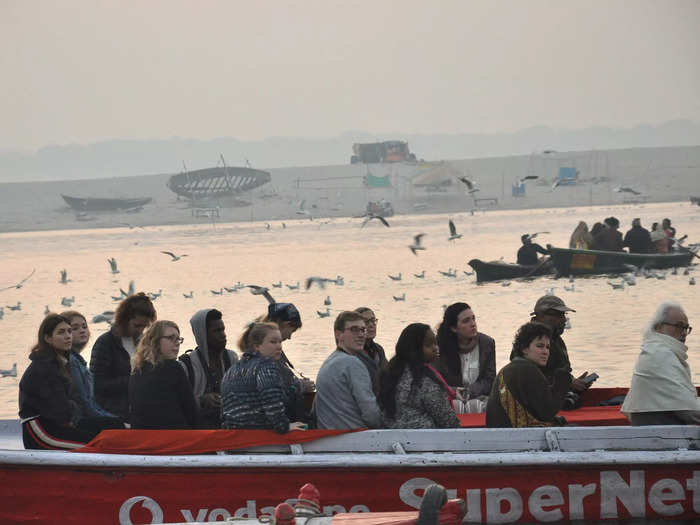 Tourists flock to the river to watch the cremations. Locals have noted an increase in recent history, but it