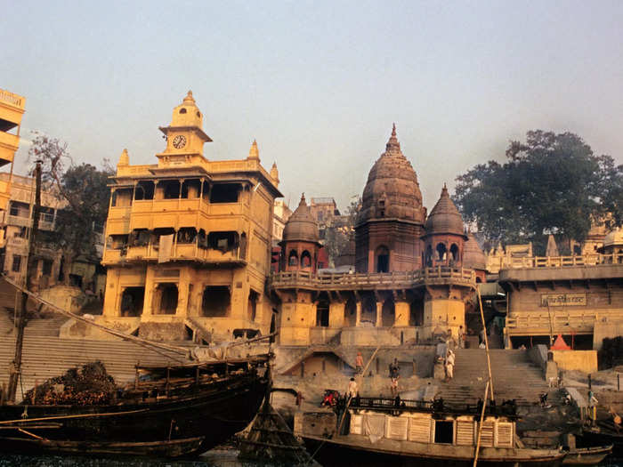 Manikarnika Ghat, one of the city