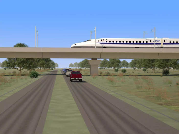 5. Texas High-Speed Train