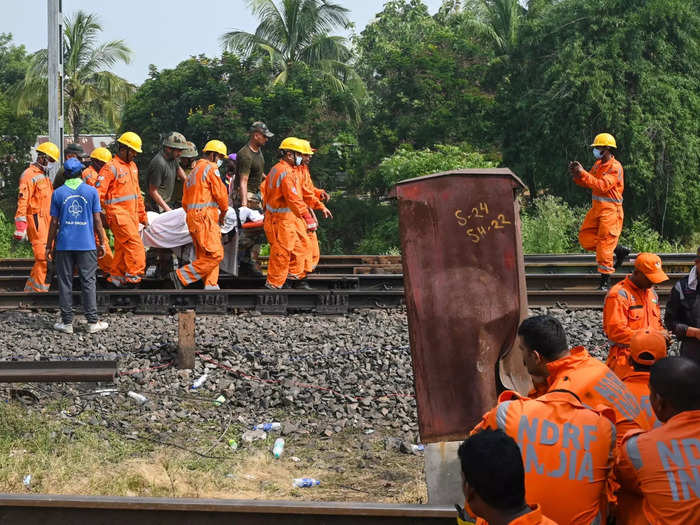 Local people in the area heard the screech of brakes and then the horrible sounds of the trains crashing, The Guardian reported.