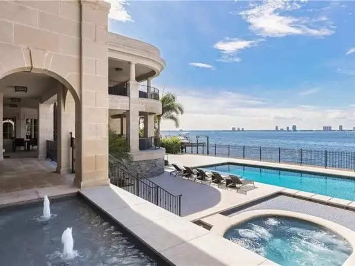 The listing describes the residence as the largest in South Tampa.