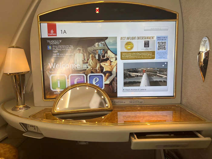 In addition to privacy, Emirates