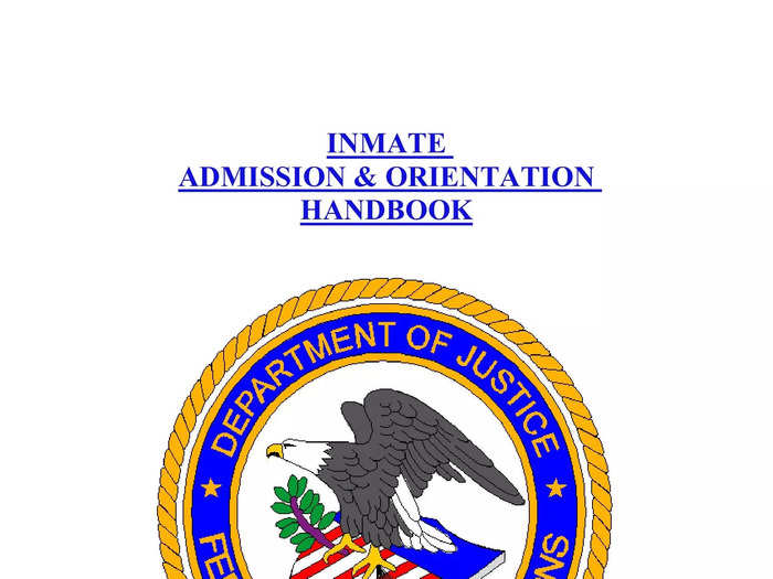 Federal Prison Camp Bryan orientation handbook