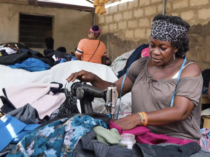 American donation centers, like Goodwill or Salvation Army, employ exporters to take clothing that does not sell in thrift stores to sorting facilities around the world.