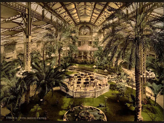 Another bygone building in Nice; the winter garden.