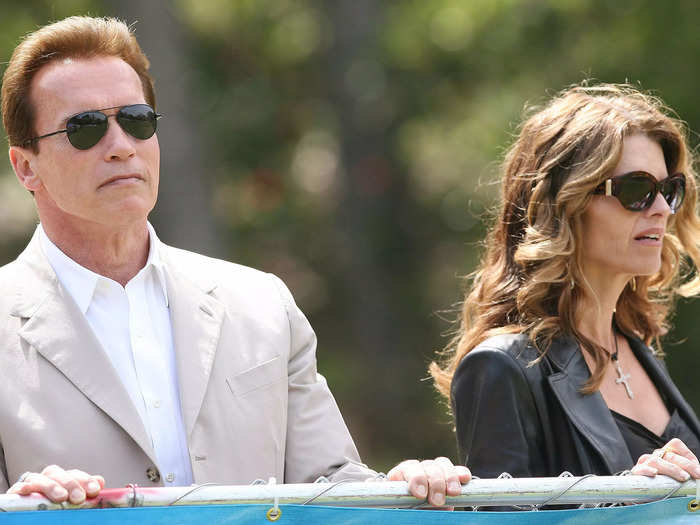 Days later, it was publicly revealed that the reason for their split was because Shriver had discovered Schwarzenegger