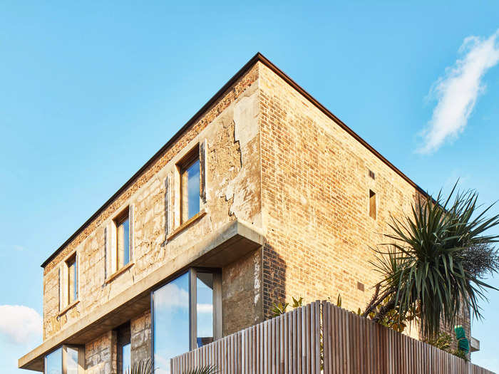 Multiple entrances to the house were created as an homage to the many tunnels Lyttle built.