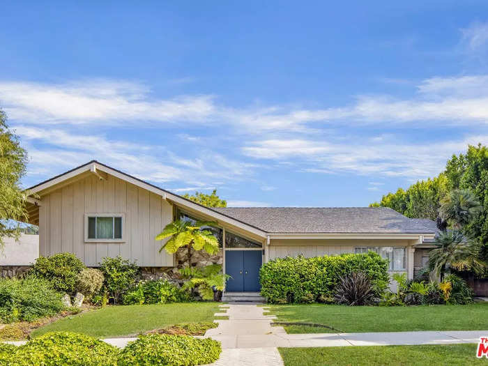 Here is the exterior of "The Brady Bunch" home, which was featured in the show