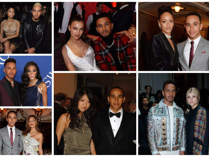 As far as rumored or confirmed relationships go, there have been many that were notable, including (clockwise from top-left) Nicki Minaj, Irina Shayk, Rihanna, Sofia Richie, Jodie Ma, Nicole Scherzinger, and Winnie Harlow.