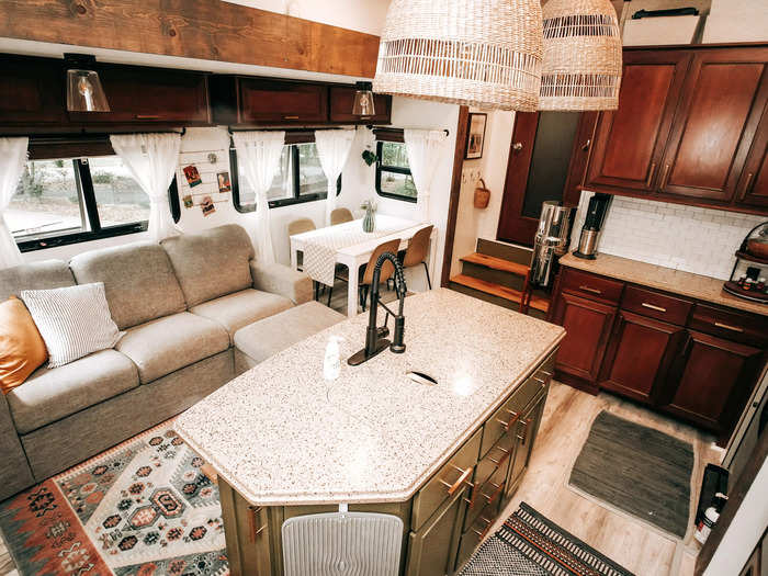 Renovating our 400-square-foot trailer has made the vehicle feel like a home on wheels.