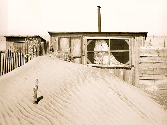 One AP reporter who was trapped in a car overnight after failing to outrun it coined the term "dust bowl." He wrote, "Three little words — achingly familiar on a western farmer