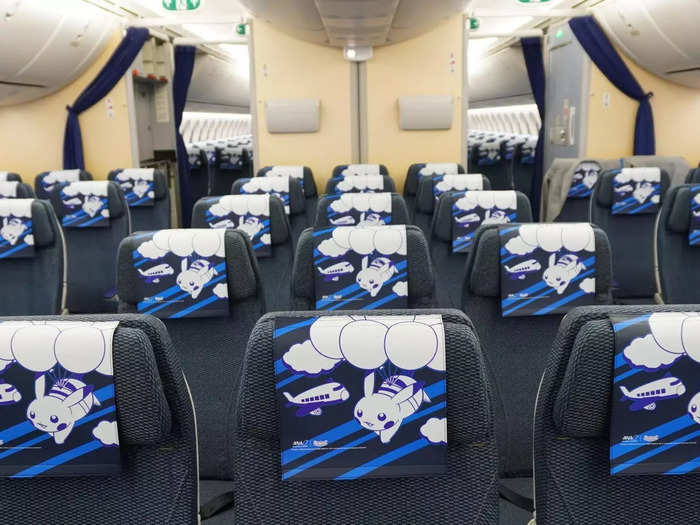 The Pikachu Jet NH has 246 seats.