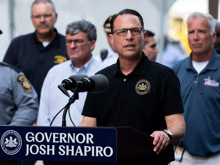 Pennsylvania Governor Josh Shapiro is expected to issue a disaster declaration in order to allow the state to dip into federal funds to aid in the aftermath.