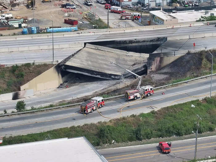 On Sunday, June 11, a portion of the northbound Interstate 95 in Philadelphia collapsed after a tanker truck burst into flames underneath the roadway.