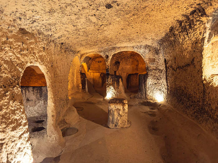 Its dwellers were able to survive underground for months at a time. At its peak, it was home to 20,000 people.