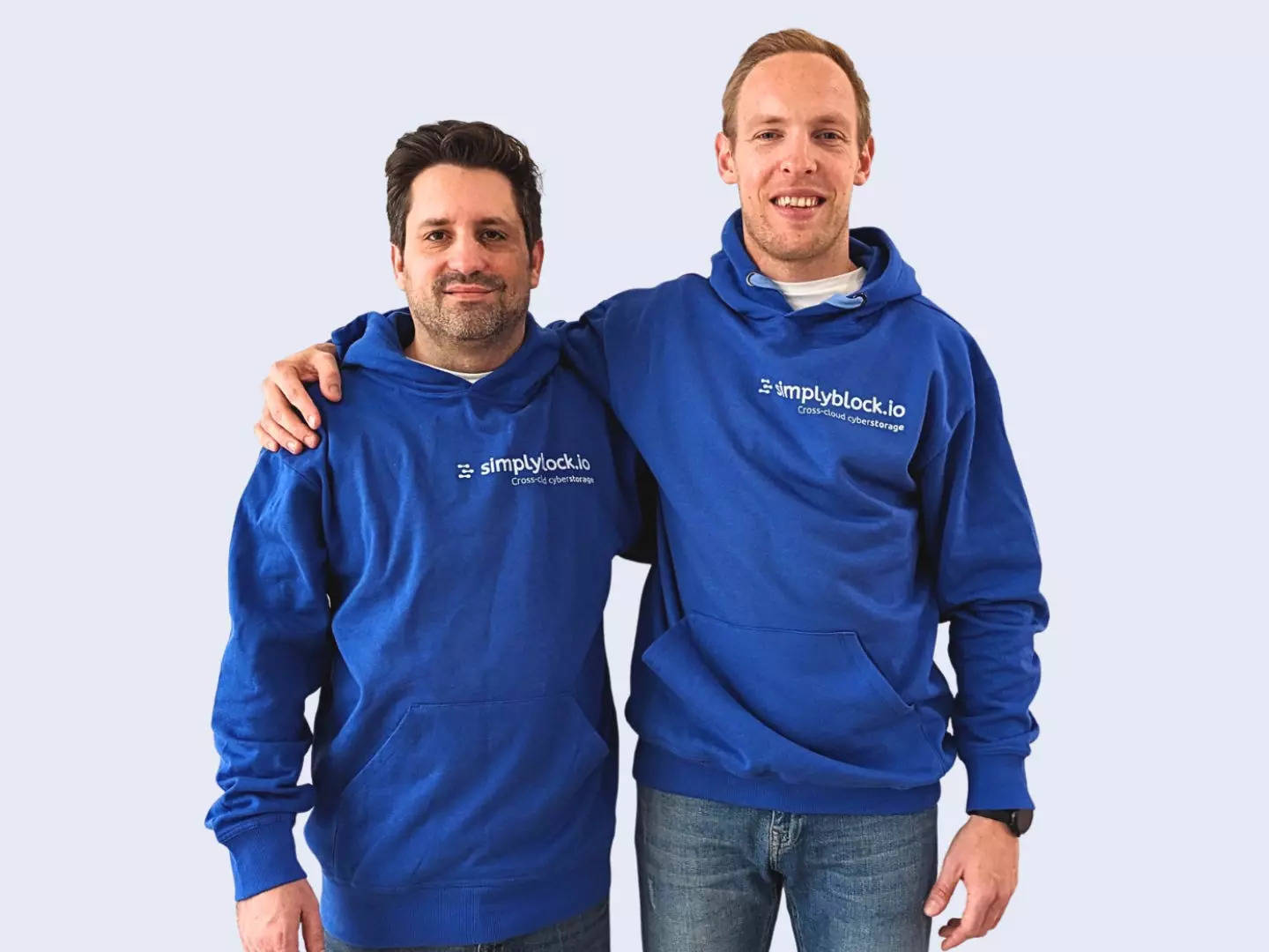 Simplyblock cofounders Michael Schmidt and Robert Pankow.