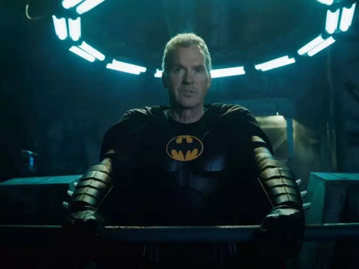 Michael Keaton as Bruce Wayne/Batman.
