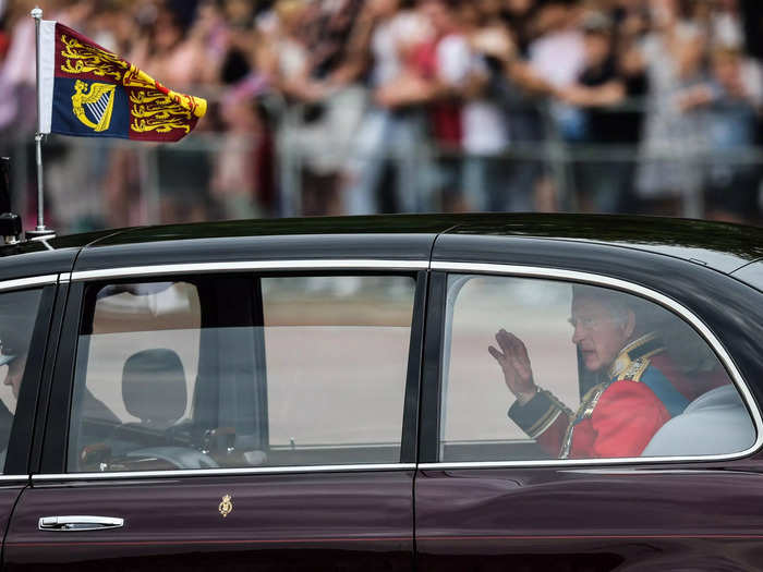 Trooping the Colour, also known as the king