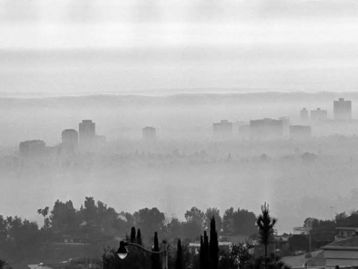 Continuing into the 1960s, parts of Los Angeles were getting 200 smoggy days each year.
