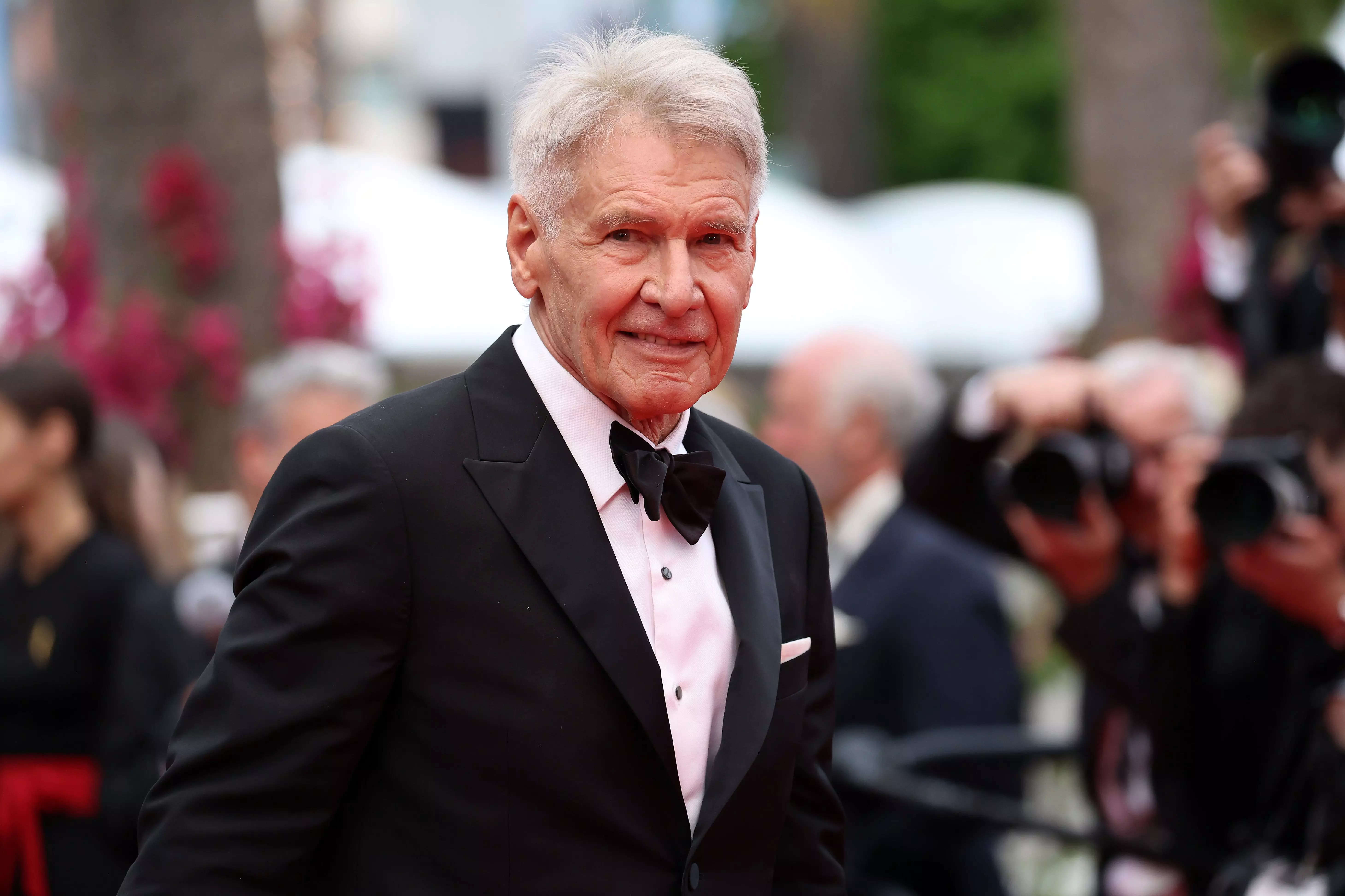 Harrison Ford in a tuxedo