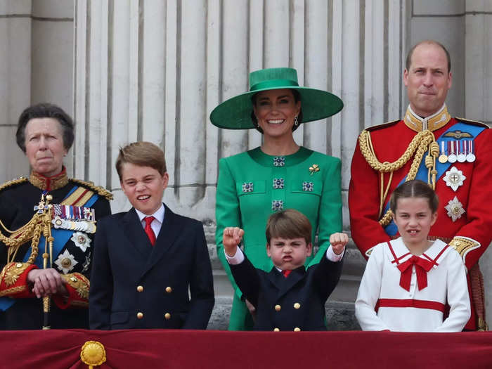 And Prince Louis stole the show during the balcony appearance — again.