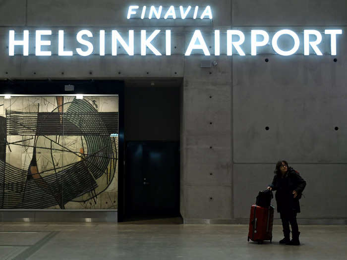 I was dreading the wait but the Finnish airport turned out to be so relaxing I barely noticed the delay.