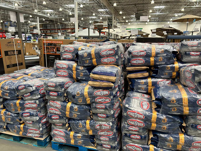 Big bags of Kingsford charcoal are a necessity.