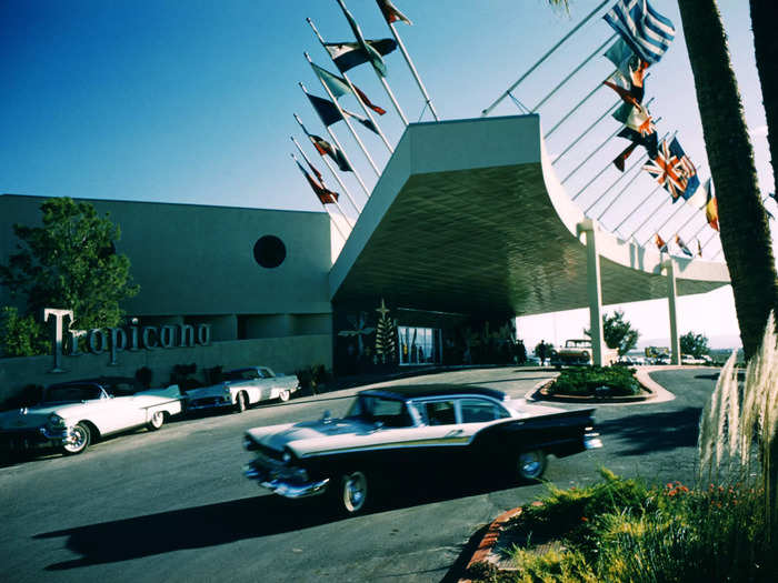 When it opened in 1957, the Tropicana was the most expensive hotel to be built in Las Vegas