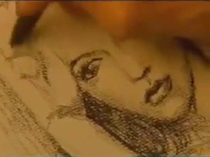 The director drew the nude sketch of Rose himself.