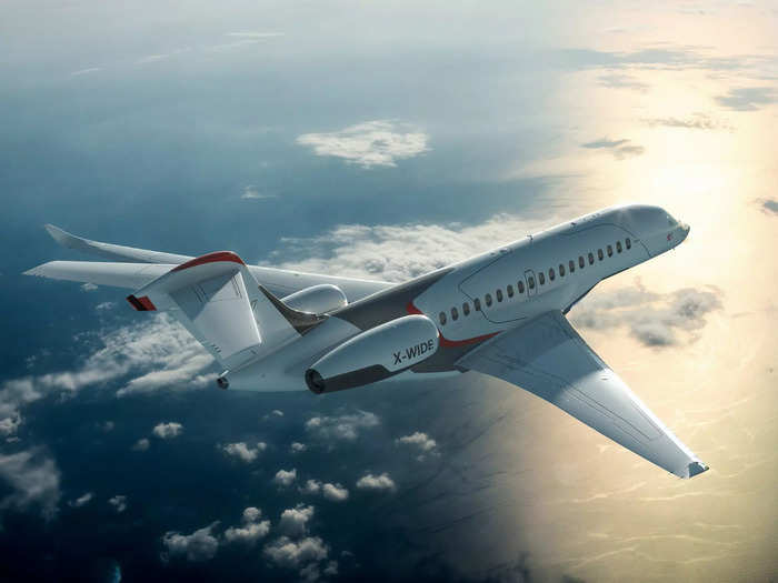 As an ultra-long-range jet which can travel 7,500 miles with a top speed of Mach .925 (around 710 miles-per-hour), it is competing with the likes of the Bombardier Global 7500 and Gulfstream G700.