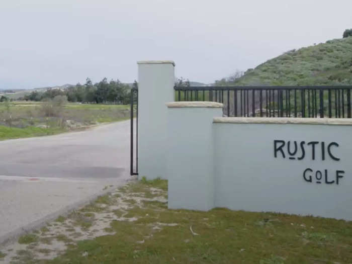 The cabin shares a road with Rustic Canyon Golf Course, which Piller described as one of the best courses in Southern California.