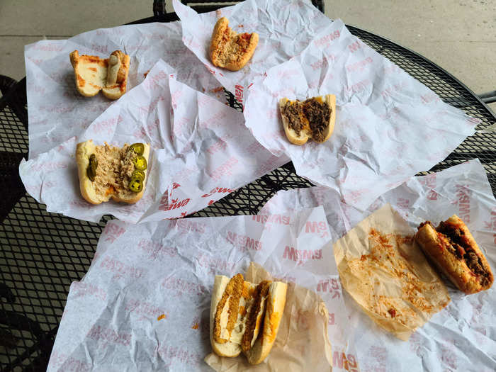 It was a close race between the meatball hoagie and the Buffalo-chicken hoagie, but the latter ultimately took home the prize.