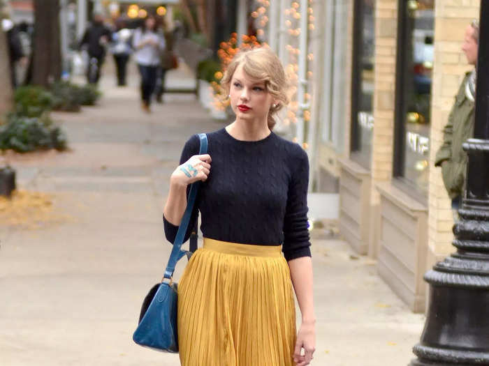 Taylor Swift has been in the spotlight since the mid 2000s, but her street style really started to stand out in the 2010s.