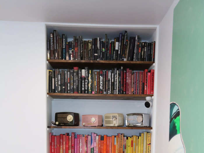 Focusing on architectural details, like this bookshelf, made a big difference.