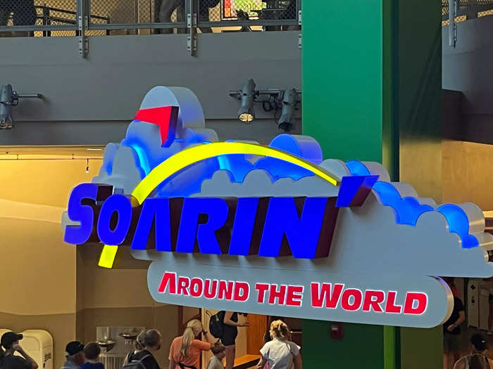 We started our Epcot journey on Soarin