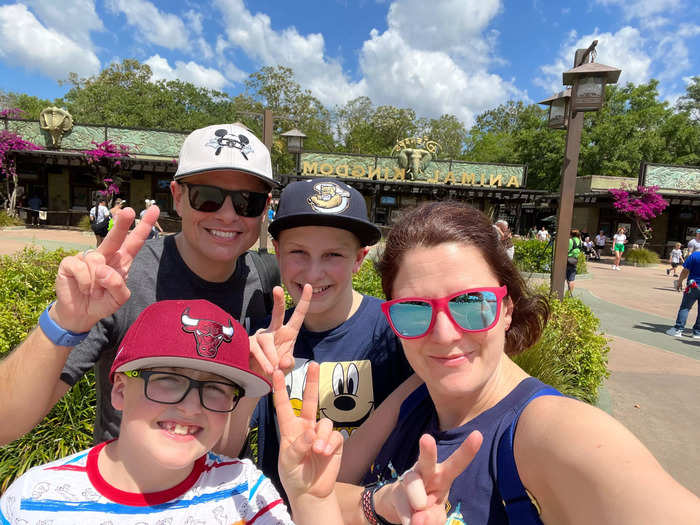 We took the bus to Animal Kingdom to ride one of our favorite attractions in the park.