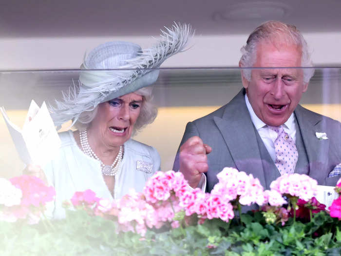 On day three, cameras captured the moment King Charles and Queen Camilla saw their horse Desert Hero win.