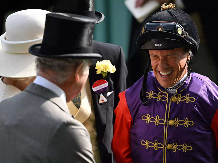 On the first day of Royal Ascot 2023, King Charles and Queen Camilla were seen laughing with Italian Jockey Lanfranco Dettori.