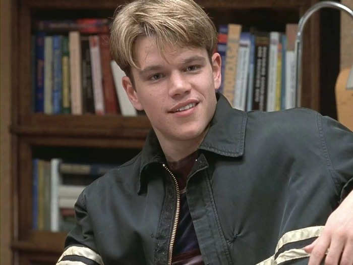 Matt Damon starred as Will Hunting, a 20-year-old genius from South Boston.