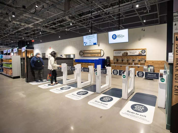 Meanwhile, Just Walk Out uses motion sensors to track which items shoppers pick up and charge them accordingly when they exit, meaning they don