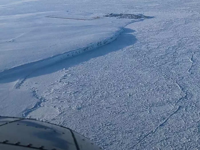 Flying the packages to the villages by plane is half the battle, according to Zirkle, but there is also a lot of physical labor that goes into the operation too.