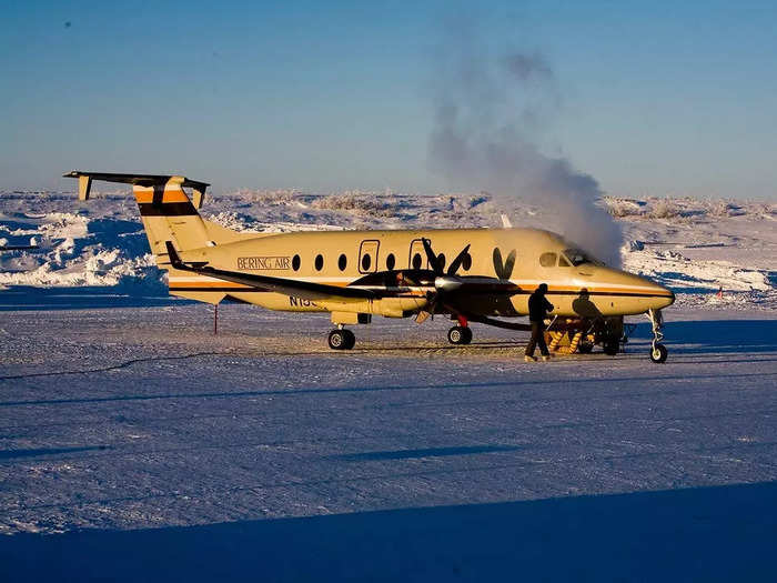 Bering Air operates five different types of aircraft, but Zirkle flies the Beechcraft 1900 as a first officer flying around the Norton Sound, which is in the western part of the state. She flies to rural towns like Unalakleet, Gambell, and Shishmaref, which can only be accessed year-round by plane.