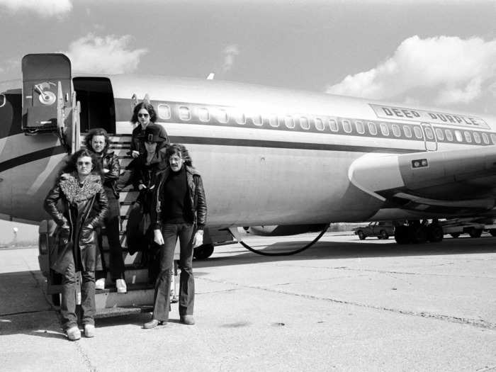 The English band was not the only artist to travel in style onboard the custom 720. Deep Purple used the plane in 1974…