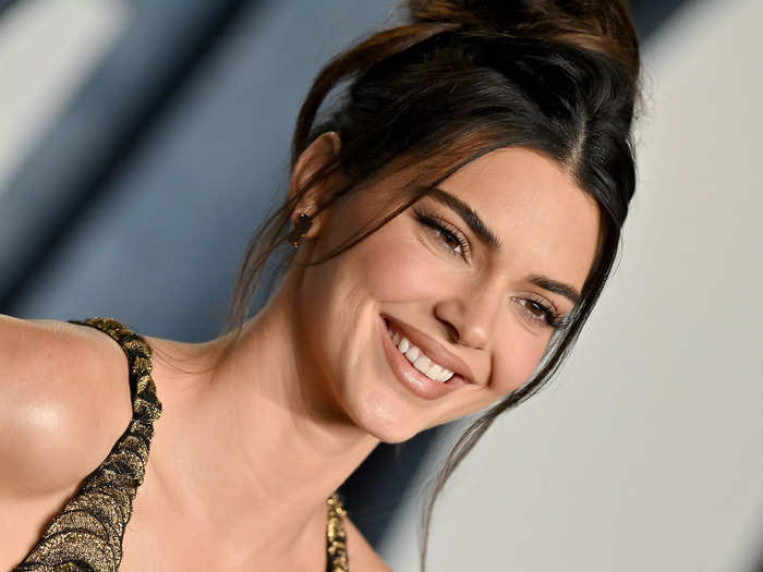 While vacationing on the French Riviera in May, Kendall Jenner wore an illusion dress that looked like it had no top.