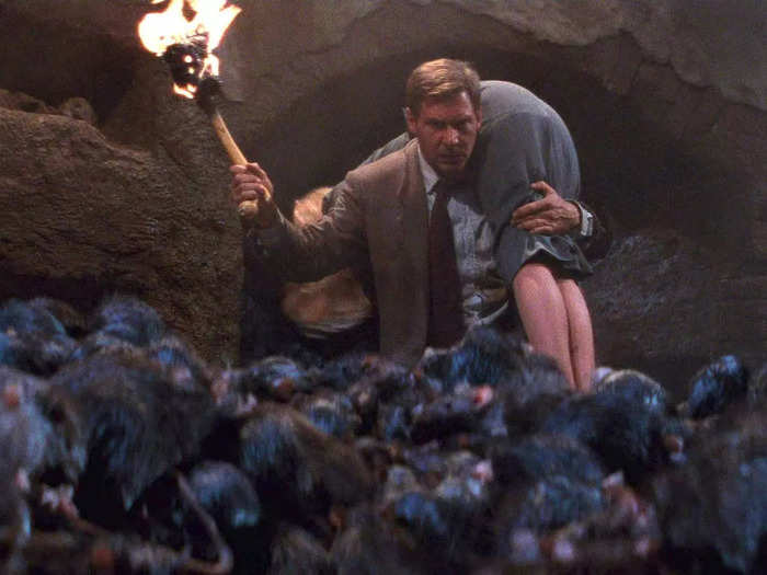 2,000 rats were bred for just one sequence in "The Last Crusade."