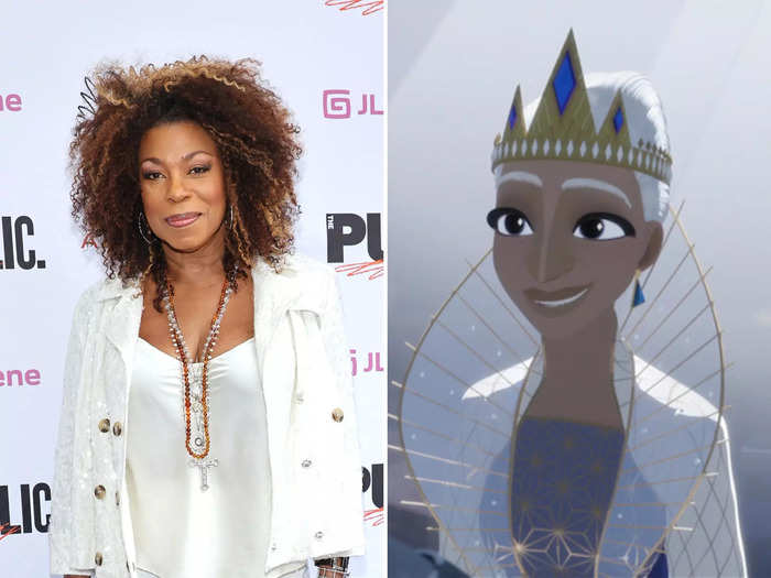 Lorraine Toussaint plays the Queen of the kingdom.