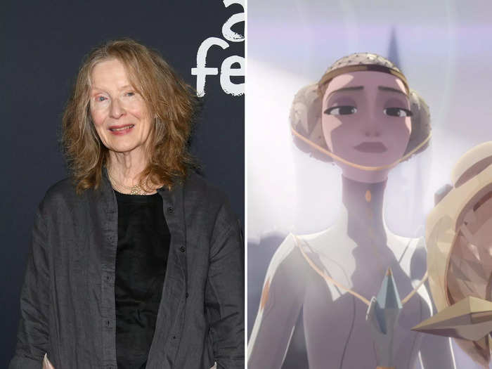 Frances Conroy plays the Director of the knight Institute.